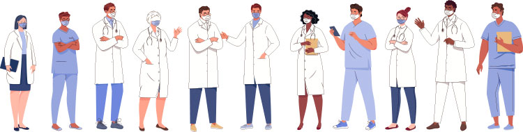 Careers - Medical Team Illustration